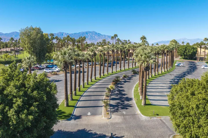 Palm Valley CC - Aerial Entrance Drive
