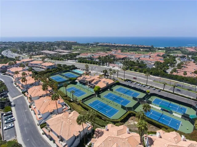 Views over Centre Ct, Tennis courts, Tennis Club and Monarch Beach Resort on other side of Niguel.