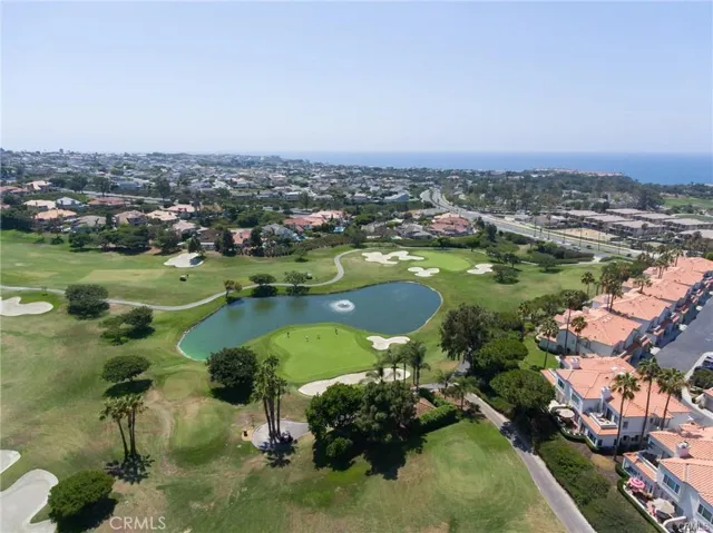 Beautiful aerial view overlooking golf course at Monarch Links by Tennis Villas.