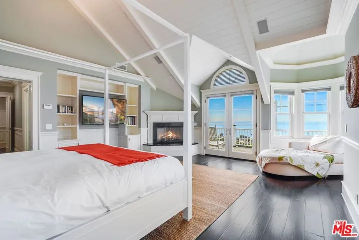 Fireplace in primary