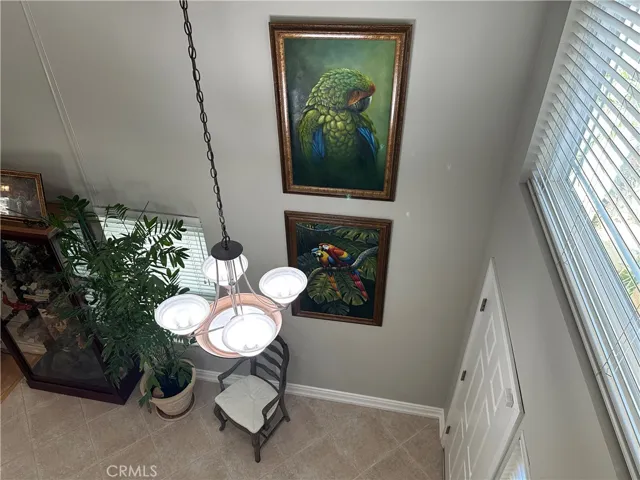 main entry view from upstairs