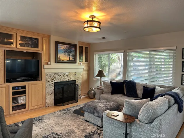 Fireplace view