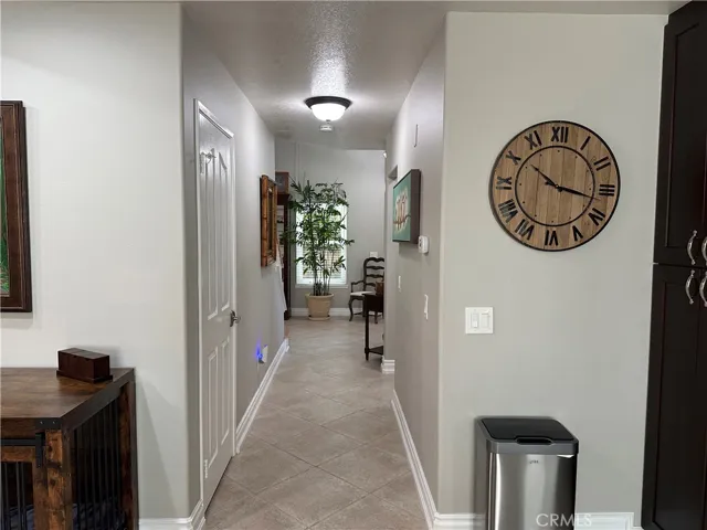 view of entir downstairs hallway