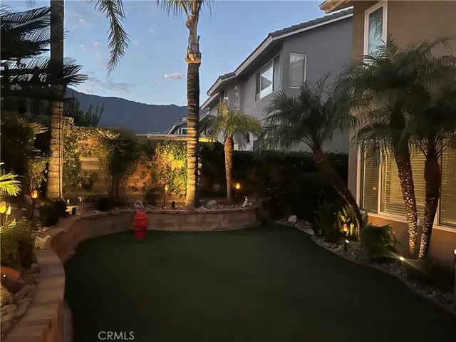  other view of backyard lighting