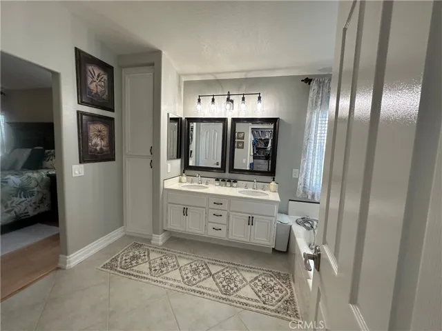front view of mather bath vanity section