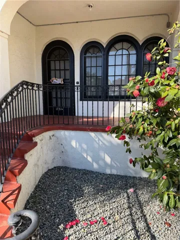 Entry to front door and patio