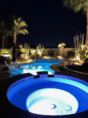 Pool at night 1