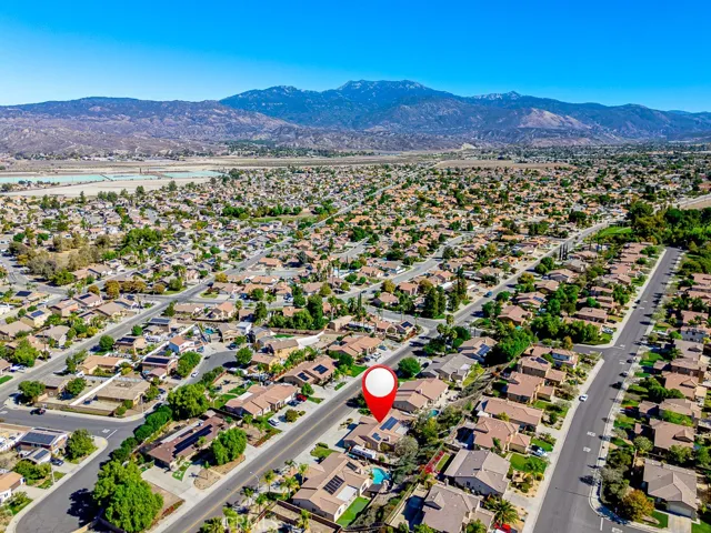 Aerial views capture the charm and appeal of the much sought-after Park Hill community, emphasizing its prime location.
