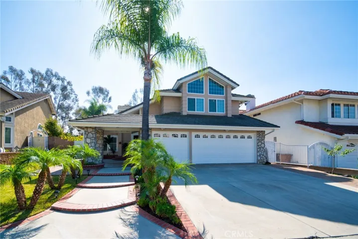 Entry with palm Trees