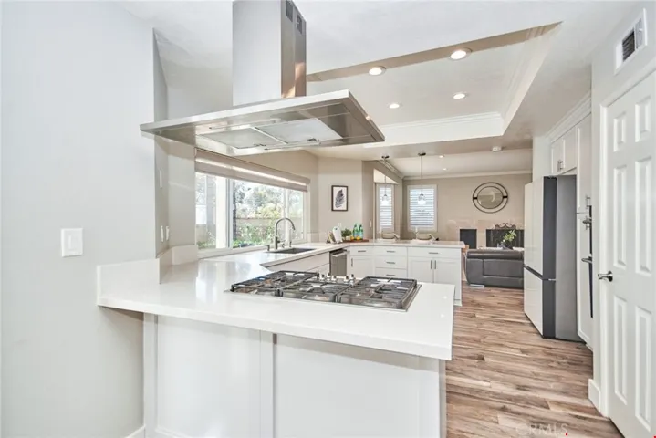 Built-in Gas Cook Top & Custom Fan