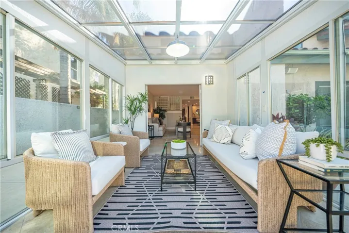 Enjoy breakfast on the sunroom