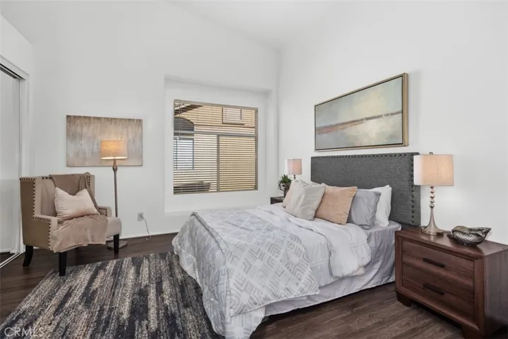 Two large master suites.  Mirrored wardrobe.