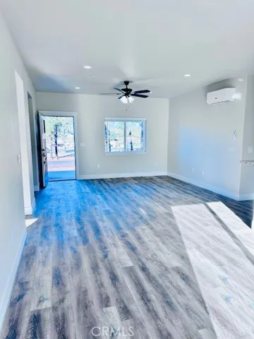Entry and family room