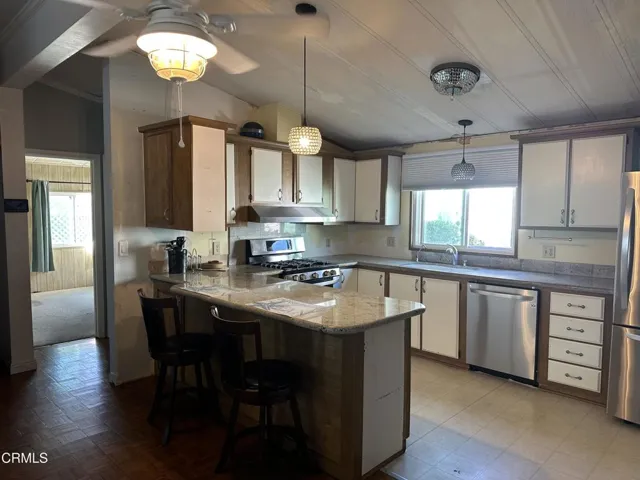 Kitchen with Granite Counters