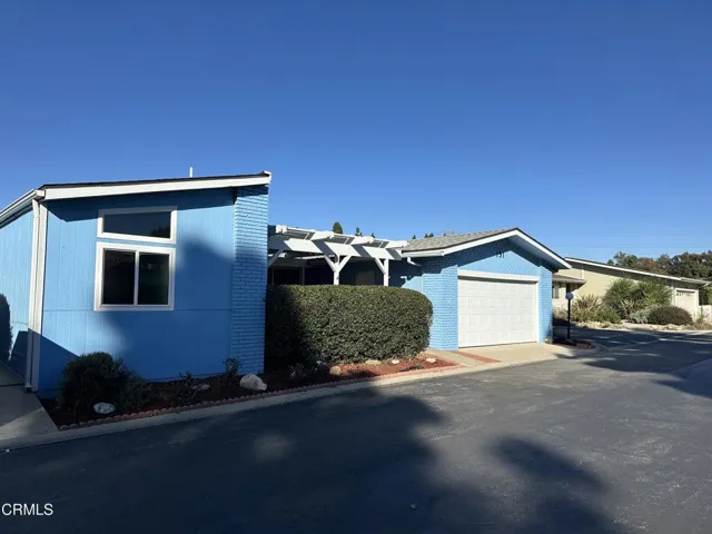 2-car garage and patio
