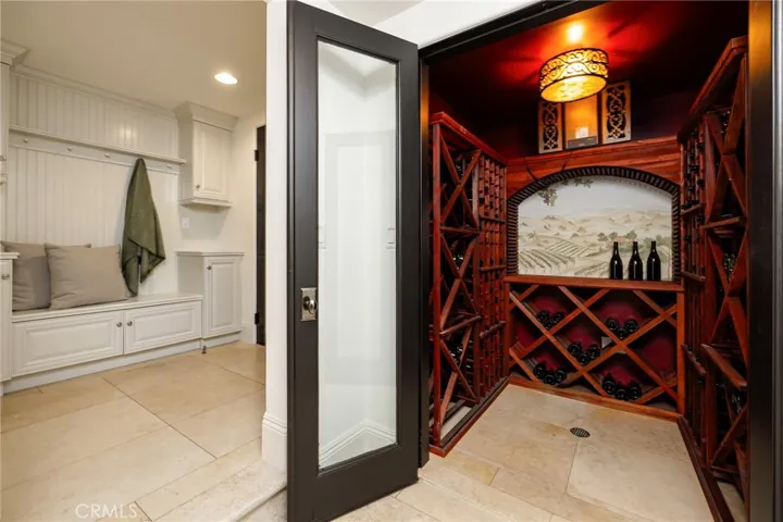Wine cellar and mud room