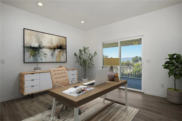 den off primary bedroom virtual staged