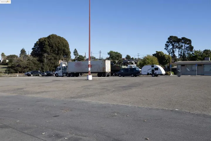 View of uncovered parking lot