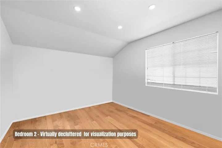 Bedroom 2 - Virtually decluttered for visualization purposes