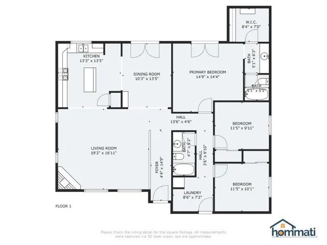 Interior Floor plan with Measurements