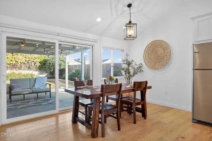 Dining Area With Patio Views