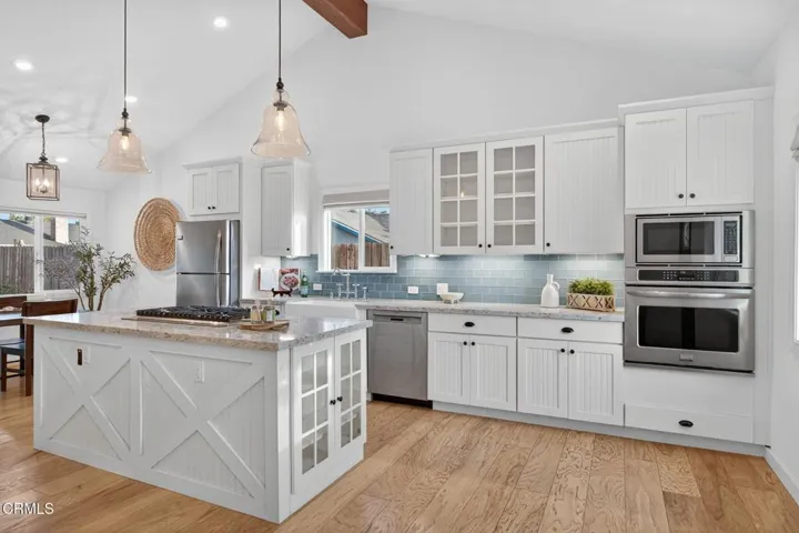 Updated Kitchen With Custom Island