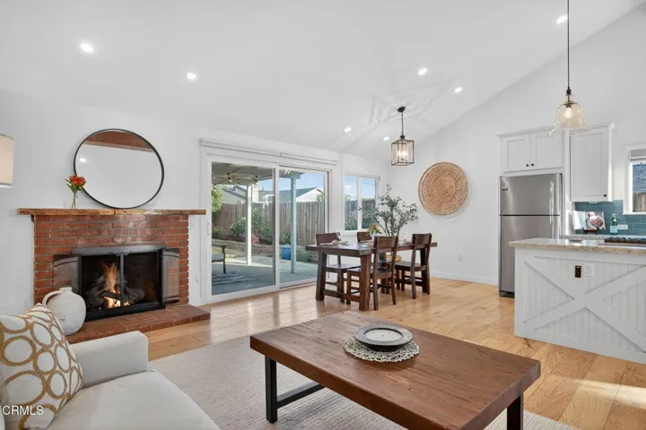 Bright Living Area Overlooking Yard