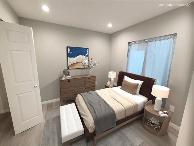 Virtually enhanced ADU Bedroom