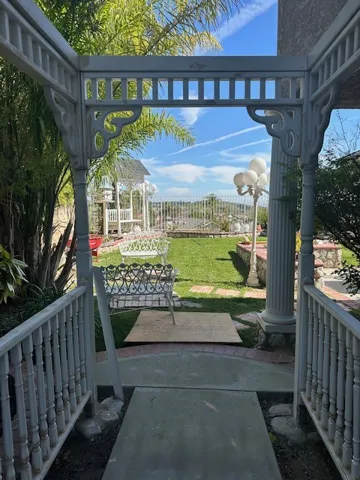 Yard side view