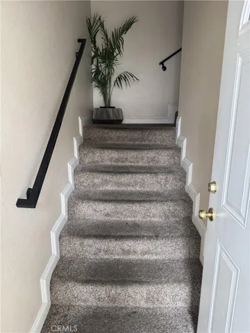 Interior stairs to back unit