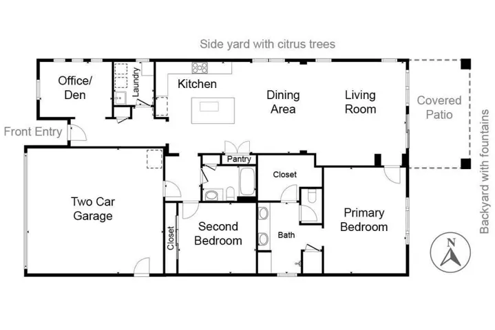 Floor plan - artist's rendering