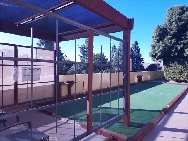 Towers bocce ball court