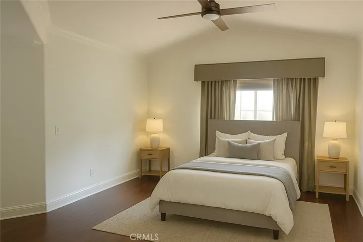 Upstairs Primary Suite. Virtually Staged