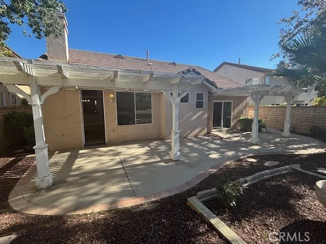 Backyard patio