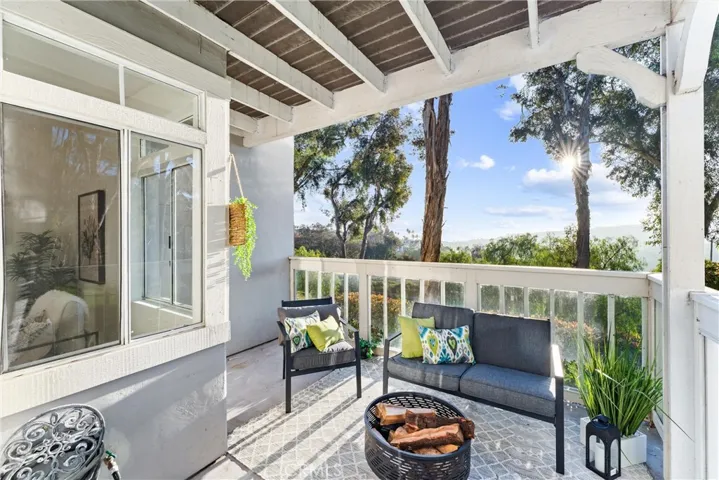 Spacious patio