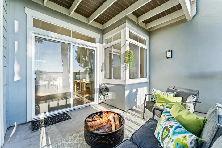 Spacious patio