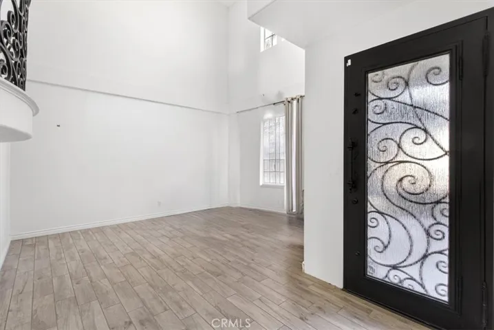 Entry with Custom Iron Doors