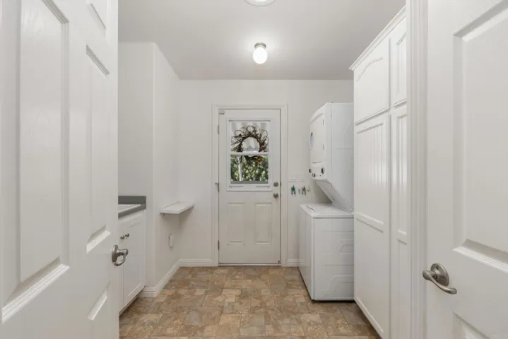 Laundry with sink and storage