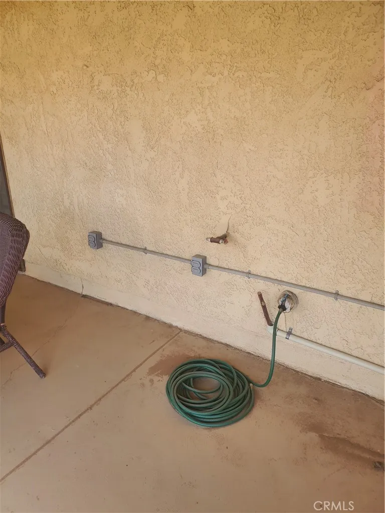 Propane Connection to BBQ in Back Patio