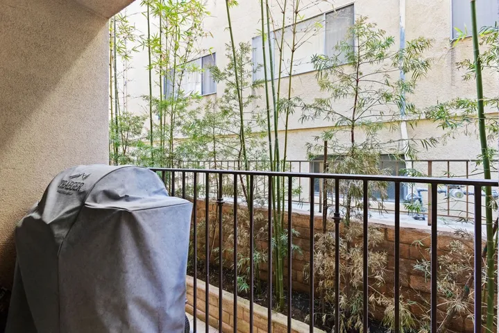 Private patio.