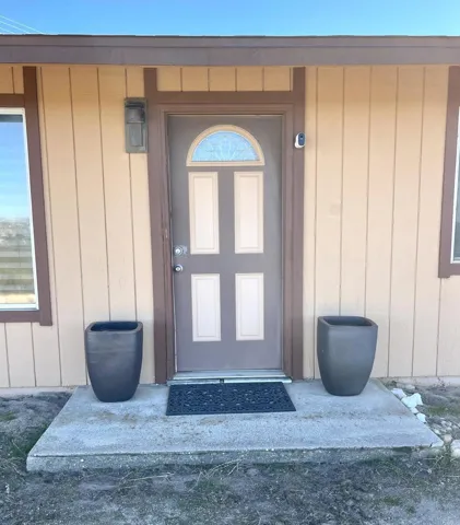 Right side door to living room