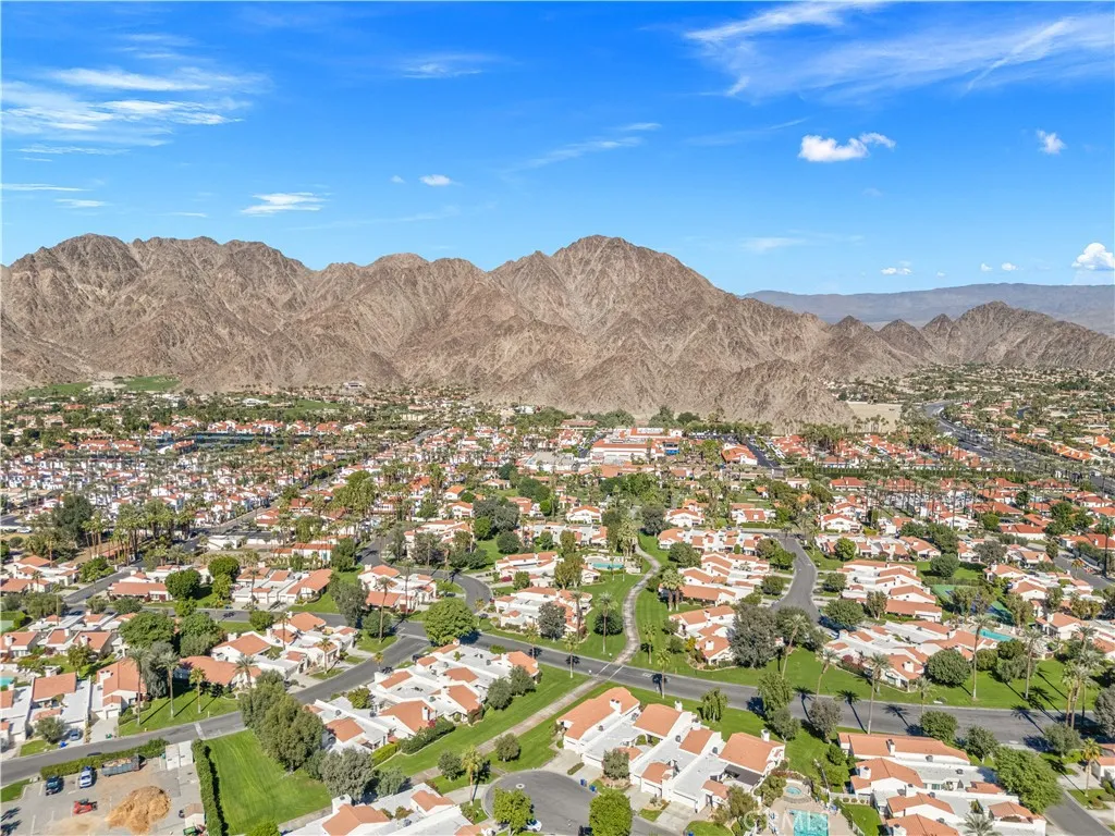Aerial view from home to La Quinta Resort and Spa