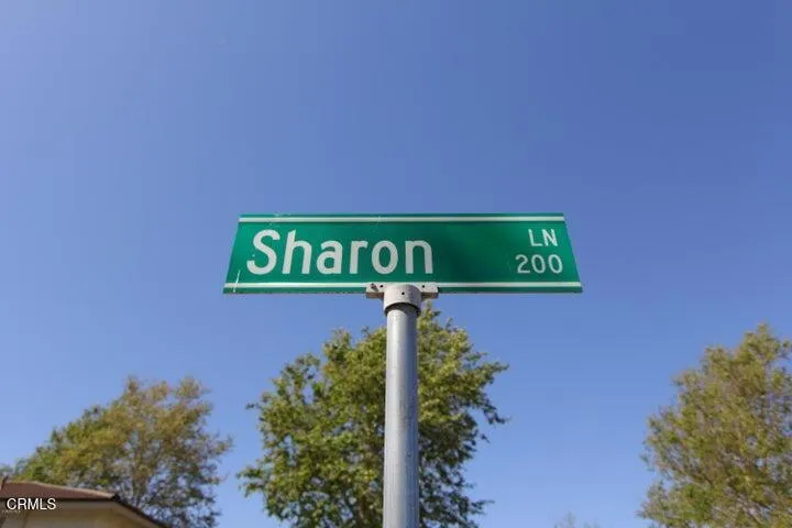Sharon street sign