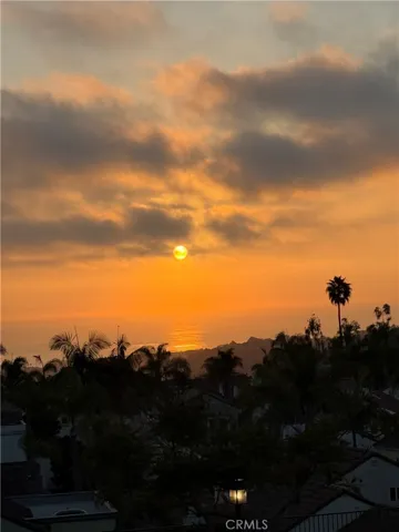 Sunset view taken from balcony of home
