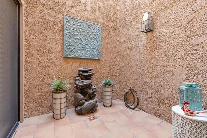 Peaceful atrium.