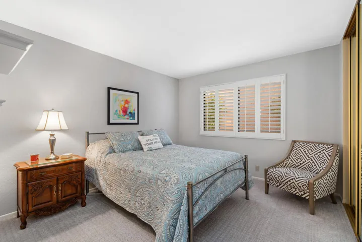 Tastefully designed uest bedroom.