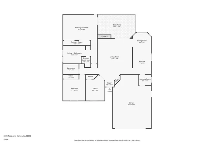 2498 Rose, Hemet, California 92545