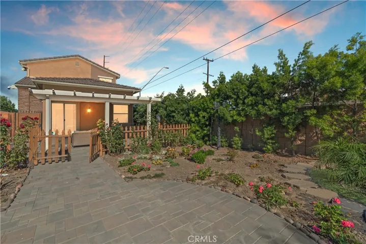 Backyard at Dusk