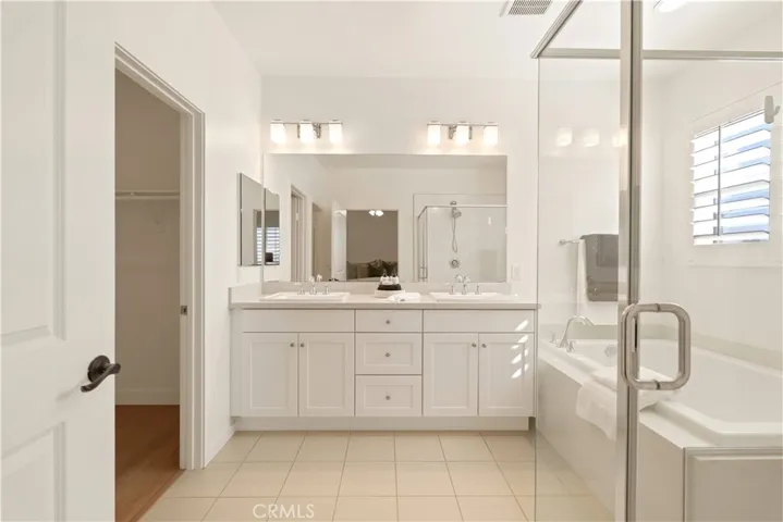 Primary Bathroom Suite with Walk-in Closet