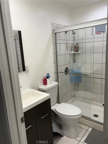 Toilet and shower
